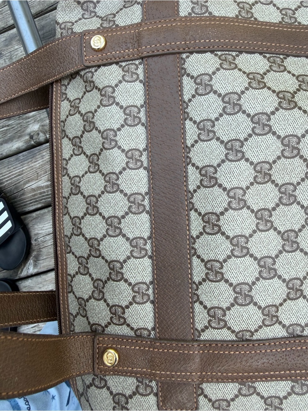 Gucci Brown GG Supreme Canvas Tote - Picture 15 of 15